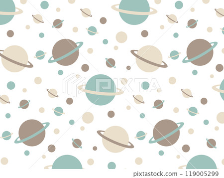 Cute planet wallpaper illustration in earth colors Cute planet wallpaper illustration in earth colors 119005299