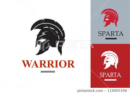 spartan warrior knight head logo spartan warrior knight head logo 119005598