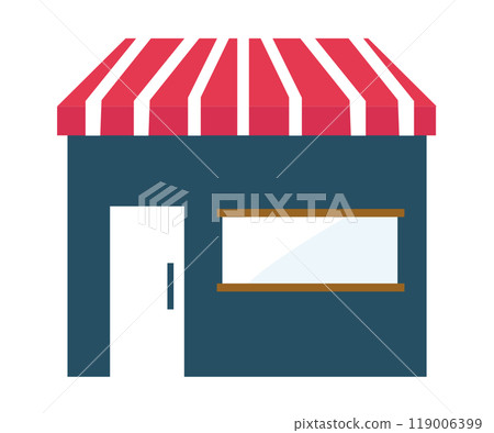 Small shop. Vector illustration Small shop. Vector illustration 119006399