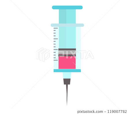 Syringe. Vaccination. Vector illustration Syringe. Vaccination. Vector illustration 119007782
