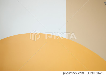 An Abstract Wall Design featuring Soft Curves and Gentle Colors throughout its composition 119009623