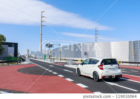 Kariya City, Kariya Smart IC up line gate Kariya City, Kariya Smart IC up line gate 119010064