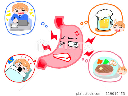 Various stomach problems, such as indigestion 119010453