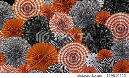 萬聖節圖案的摺紙 119010515