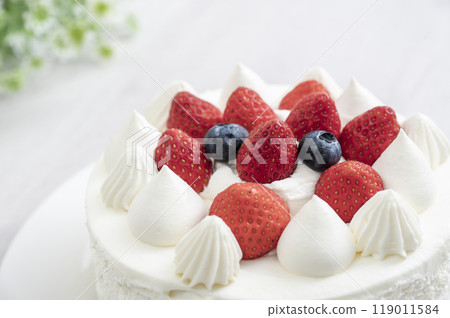 草莓裝飾蛋糕 119011584