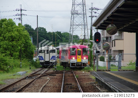 北條鐵道Flower 2000型、Kiha 40型（北條町站） 119013273