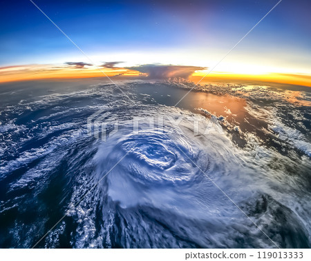 從上方看的颱風圖片素材 從上方看的颱風圖片素材 119013333