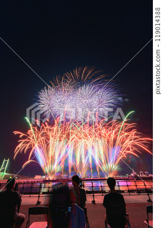 Fireworks at the SOMA Sea Festival 2024 119014388