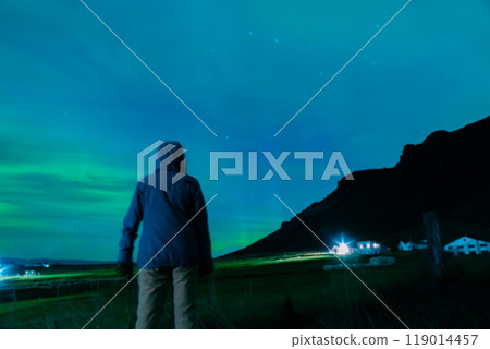 在冰島看到的極光 在冰島看到的極光 119014457