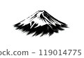 Japanese style background material - Mt. Fuji 119014775