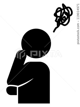 People who are worried, confused or confused 119014971