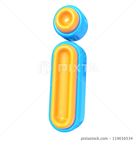 Number With Font 3D Render Number With Font 3D Render 119016534