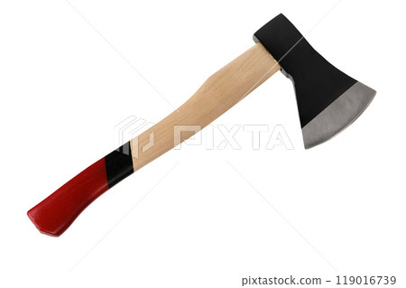 Axe with wooden handle. 119016739
