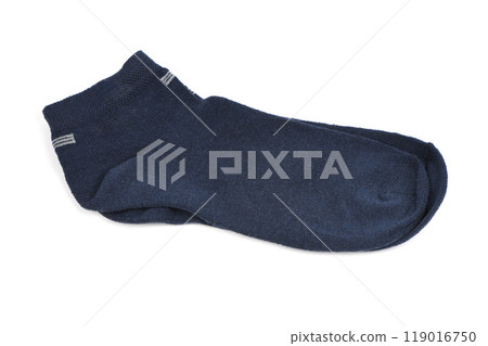 Blue socks. Pair of child's blue socks isolated. Blue socks. Pair of child's blue socks isolated. 119016750