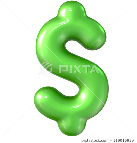 Number With Font 3D Render 119016939