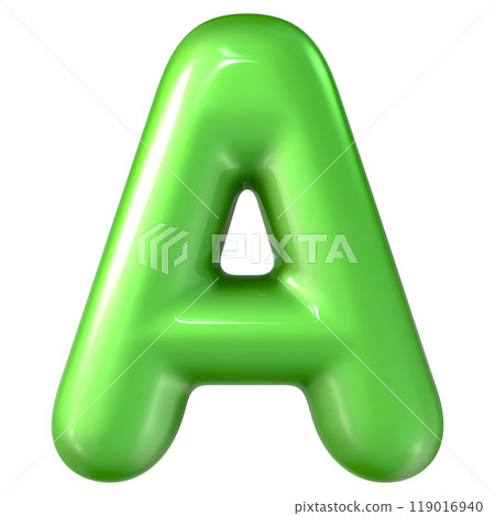 Number With Font 3D Render 119016940