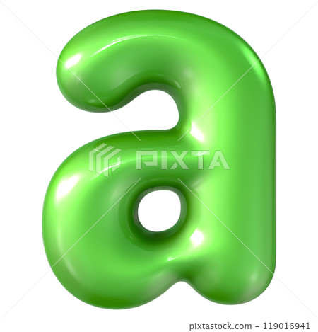 Number With Font 3D Render 119016941