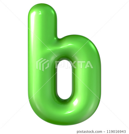Number With Font 3D Render 119016943