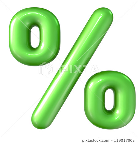 Number With Font 3D Render Number With Font 3D Render 119017002