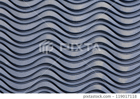 Blue slip rubber pattern, plastic floor texture background. Wallpapere, backdrop, copy space. 119017118