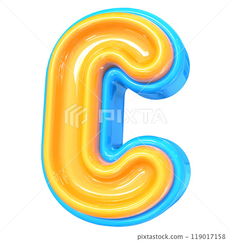 Number With Font 3D Render 119017158