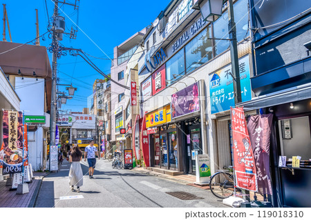 東京豐島區椎名町車站的城市景觀 119018310