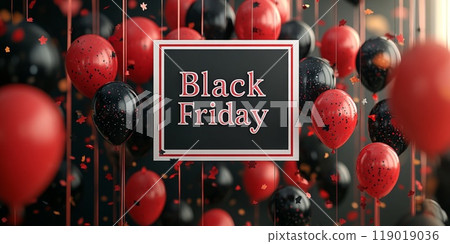 Black friday sales shopping concept. Discount and Special offer for sale holiday 119019036