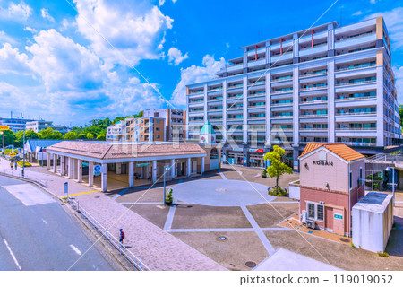 日本橫濱城市景觀 橫濱市營地鐵綠線北山田站等景觀 119019052