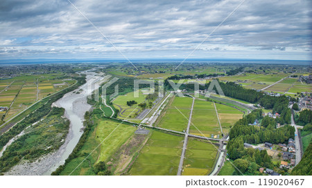 黑部川沖積扇的基石 愛本橋及其周邊 黑部川沖積扇 黑部川沖積扇的基石 愛本橋及其周邊 黑部川沖積扇 119020467
