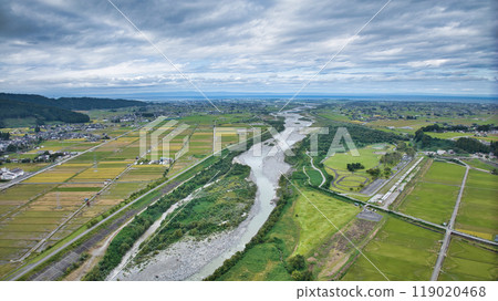 黑部川沖積扇的基石 愛本橋及其周邊 黑部川沖積扇 黑部川沖積扇的基石 愛本橋及其周邊 黑部川沖積扇 119020468