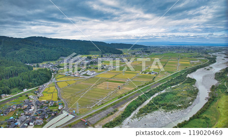 黑部川沖積扇的基石 愛本橋及其周邊 黑部川沖積扇 119020469