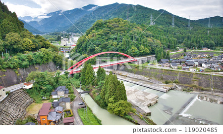 黑部川沖積扇的基石 愛本橋及其周邊 黑部川沖積扇 黑部川沖積扇的基石 愛本橋及其周邊 黑部川沖積扇 119020485