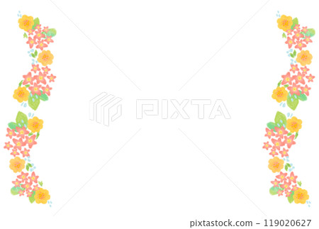 多彩簡約水彩風格花框素材 多彩簡約水彩風格花框素材 119020627