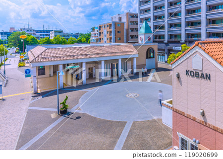 日本橫濱城市景觀 橫濱市營地鐵綠線北山田站等景觀 119020699
