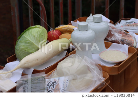 當地神社的節慶祭品 119020814