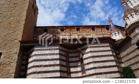 Parish Church of Sant Roma. Lloret de Mar, Spain, Costa Brava, province Girona at Catalonia. 119021570