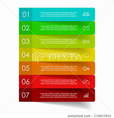 Infographic design template with place for your data. Vector illustration. Infographic design template with place for your data. Vector illustration. 119023932