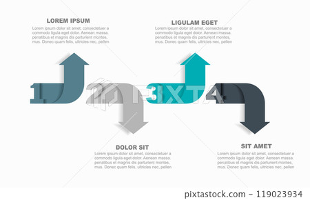 Infographic design template with place for your data. Vector illustration. Infographic design template with place for your data. Vector illustration. 119023934