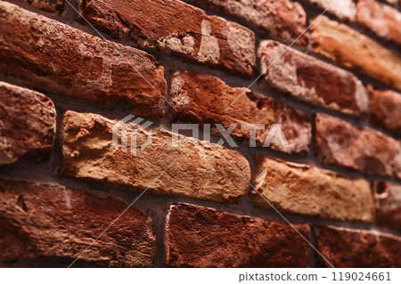 Old brick wall closeup photo Old brick wall closeup photo 119024661