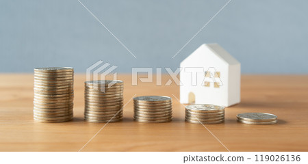 硬幣和房地產排隊，資產下降，折舊，應計折舊資產 119026136