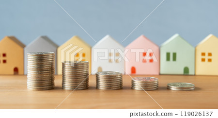 硬幣和房地產排隊，資產下降，折舊，應計折舊資產 119026137