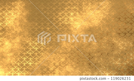 Golden Japanese pattern background Golden Japanese pattern background 119026231