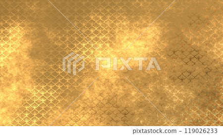 Golden Japanese pattern background Golden Japanese pattern background 119026233