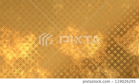 Golden Japanese pattern background Golden Japanese pattern background 119026295