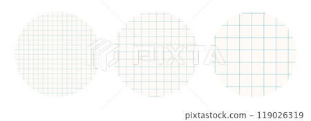 Grid Paper Round Frames. Background for Collages Design Grid Paper Round Frames. Background for Collages Design 119026319