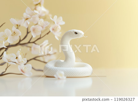 New Year's card material: Year of the Snake New Year's card material: Year of the Snake 119026327