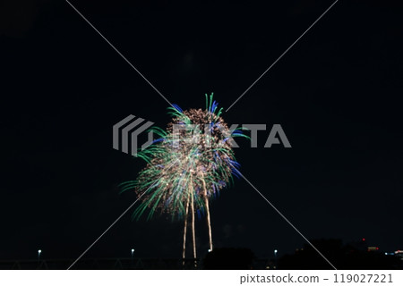 Summer night sky Yodogawa Fireworks Festival 2024 Summer night sky Yodogawa Fireworks Festival 2024 119027221