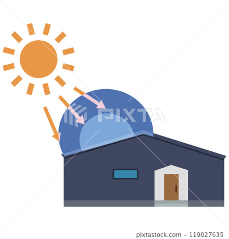 使用太陽能板的太陽能發電系統圖示 119027635