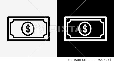 Money, points icon 119028751
