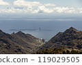 View to the south from the top of Teide. Tenerife Island Spain 119029505